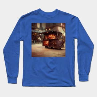 Steampunk Tokyo Ramen Cart Long Sleeve T-Shirt